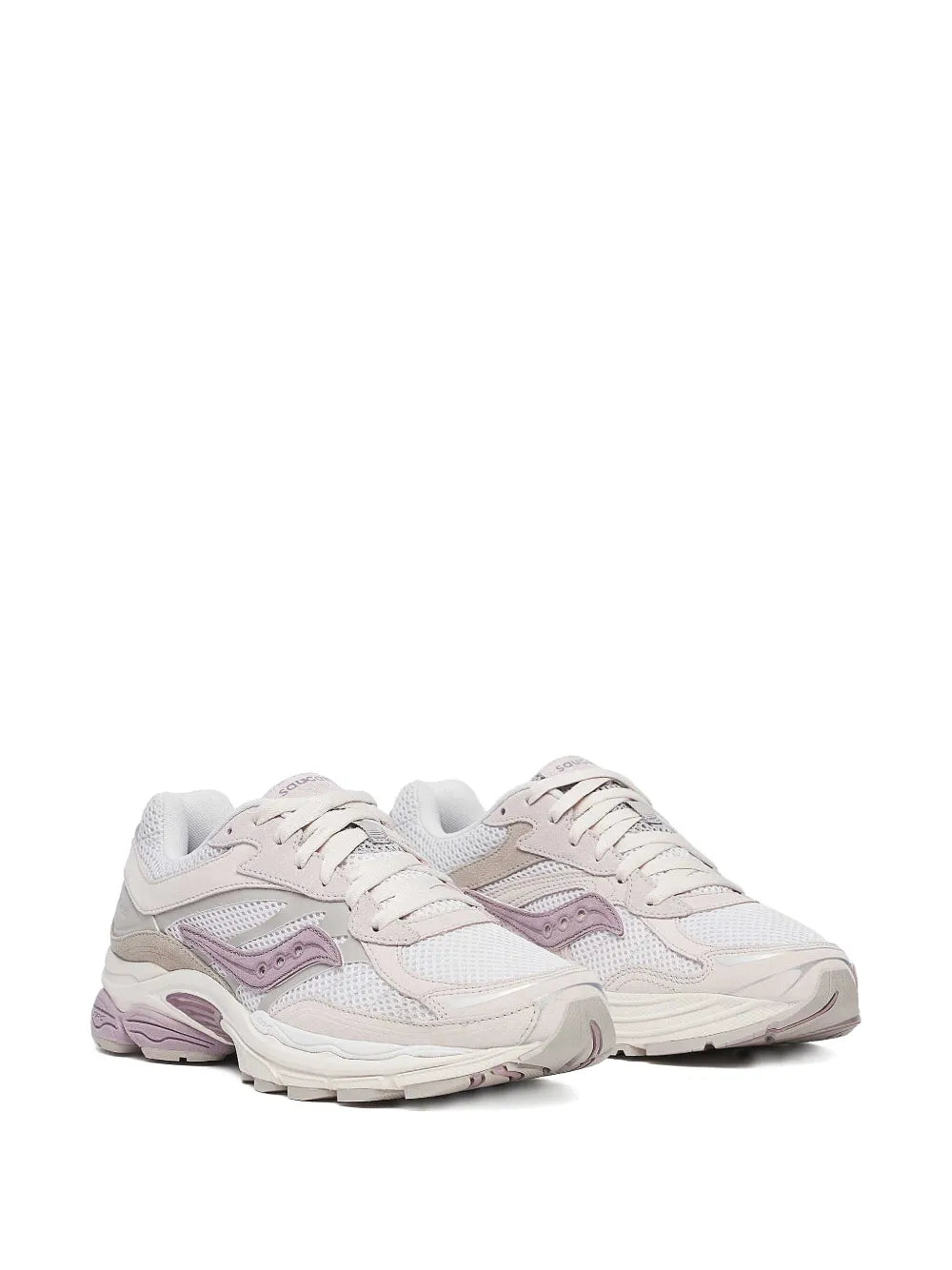 Saucony Progrid Omni 9 Premium Light Grey Lilac Sneakers