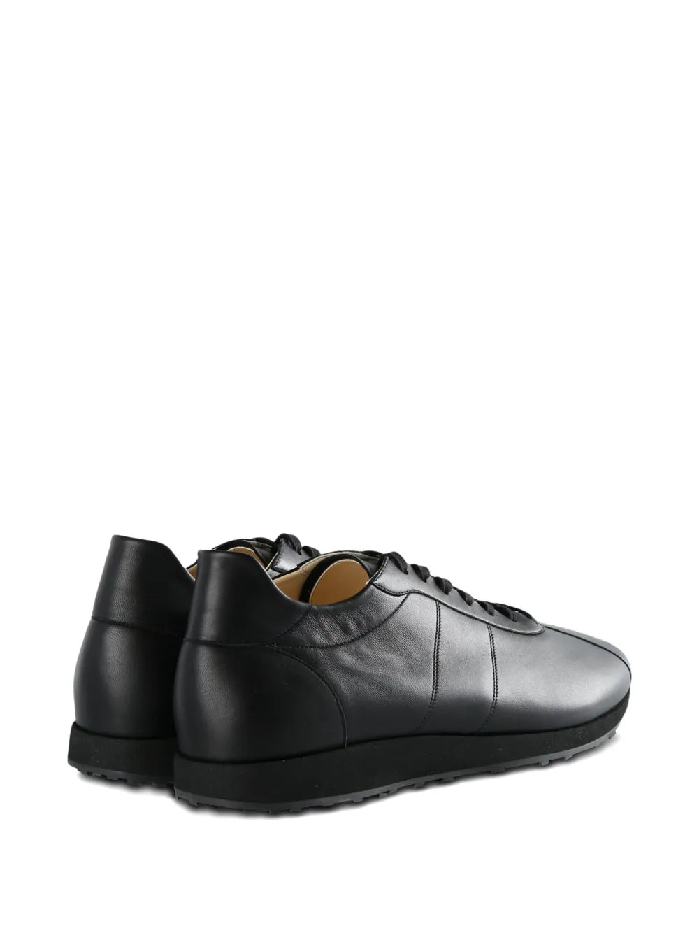 The Row Leather Lace-Up Sneakers