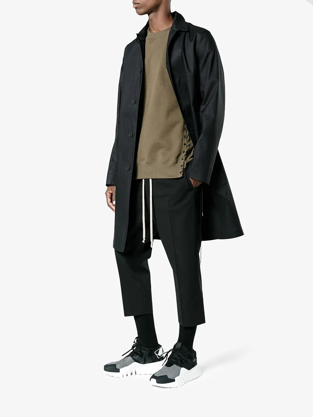 Y-3 Ridged-Sole Sneakers