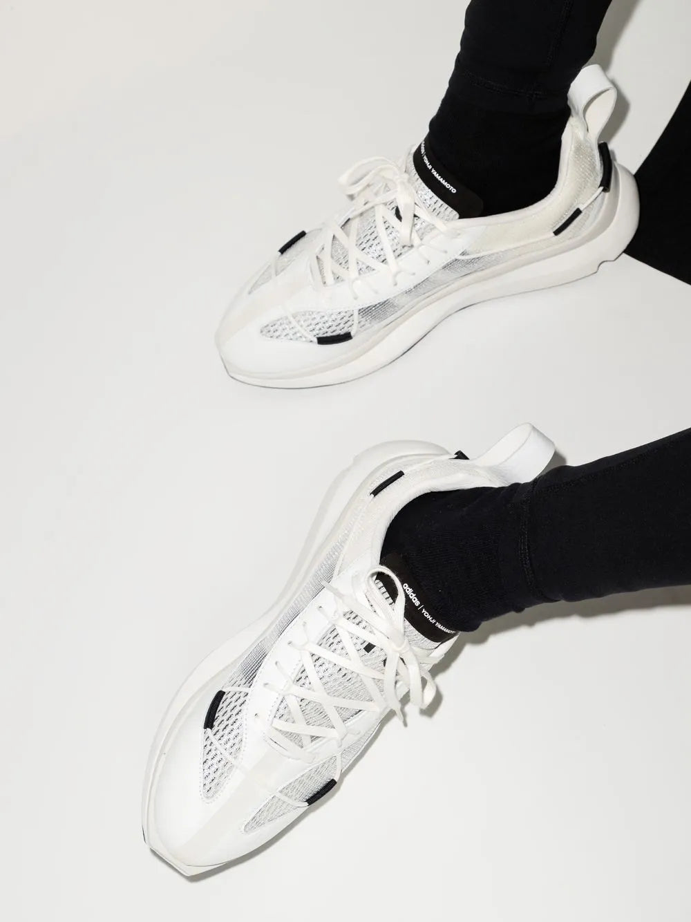 Y-3 Shiku Run Lace-Up Sneakers