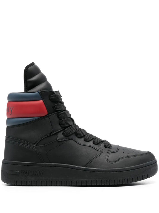 Tommy Jeans High-Top Lace-Up Sneakers