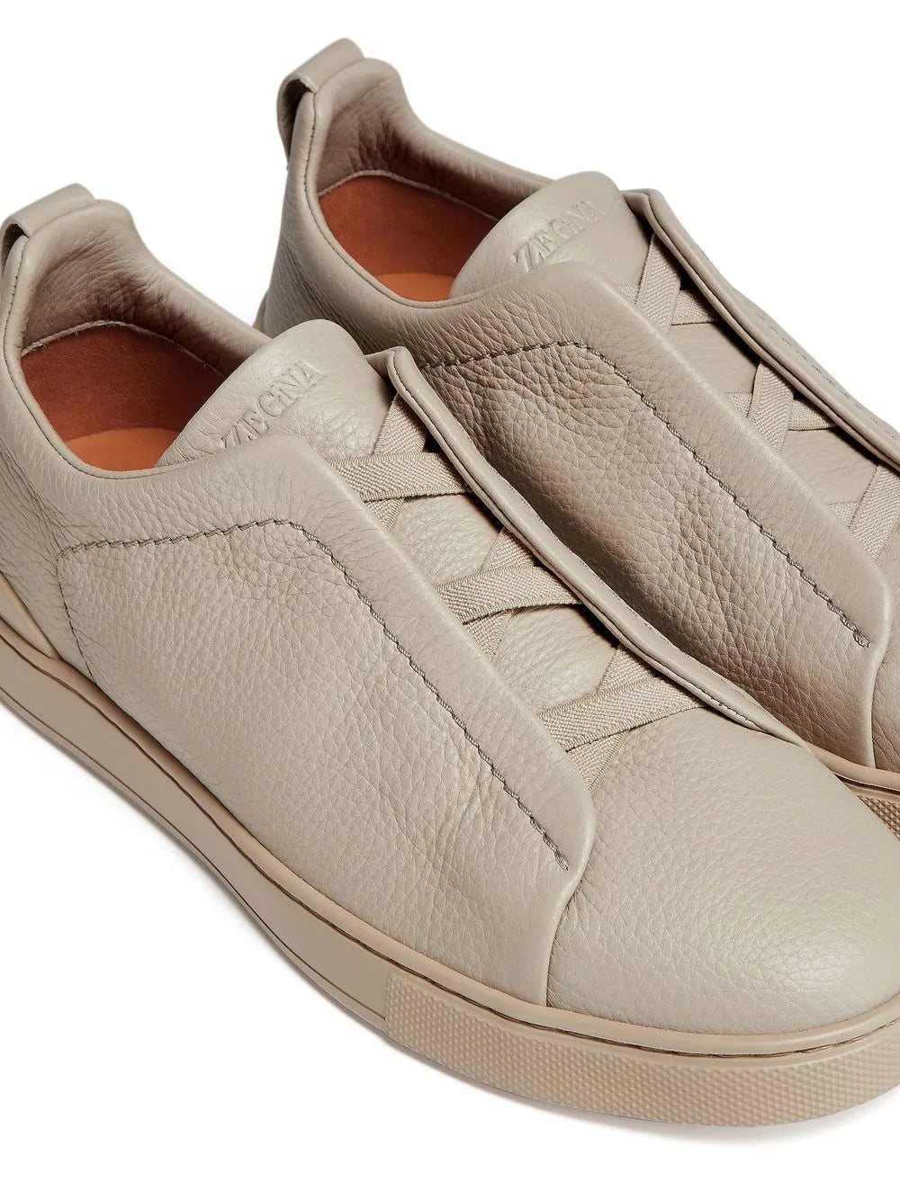 Zegna Triple Stitch Low-Top Sneakers