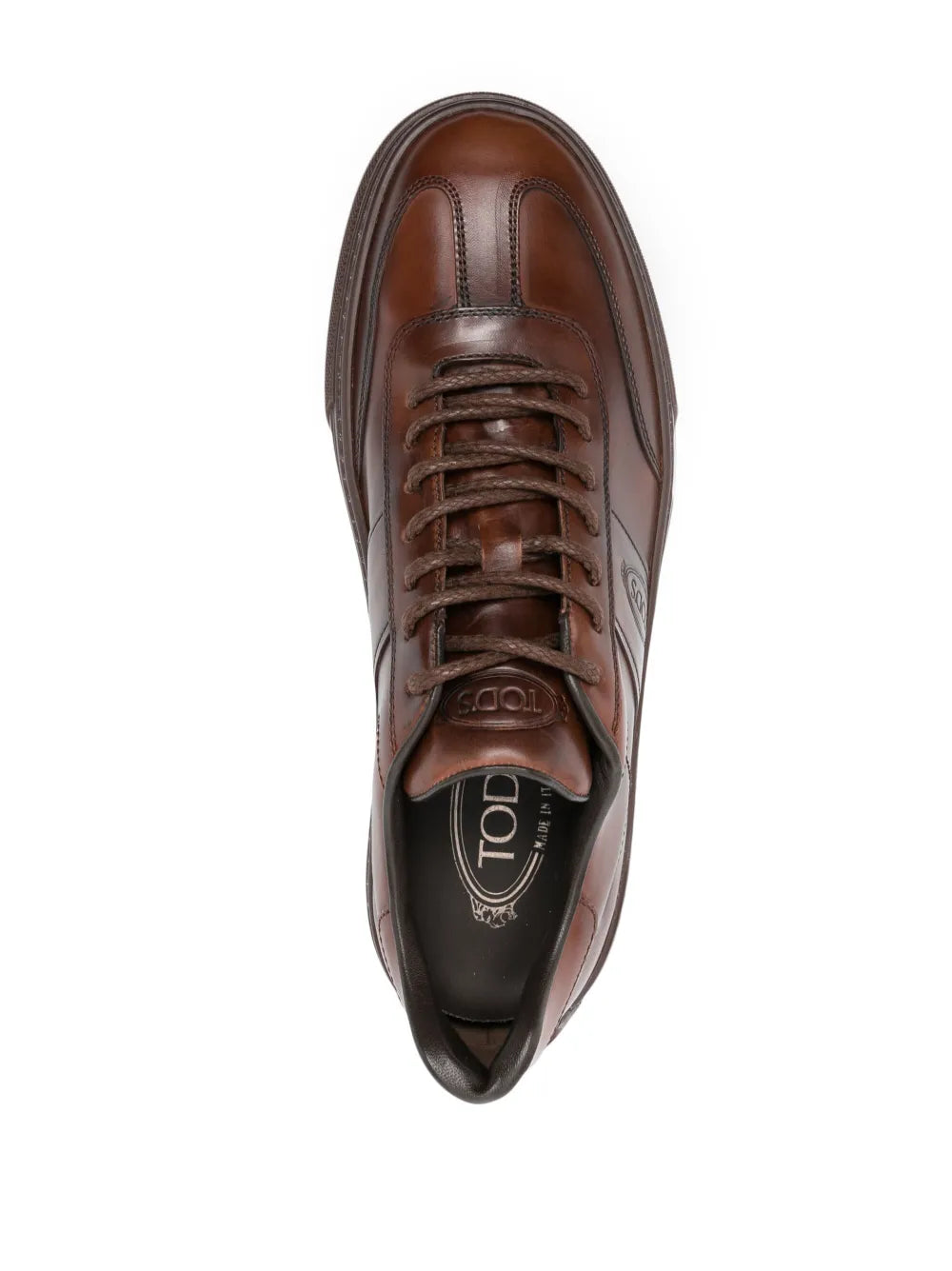 Tod'S Logo-Debossed Leather Sneakers