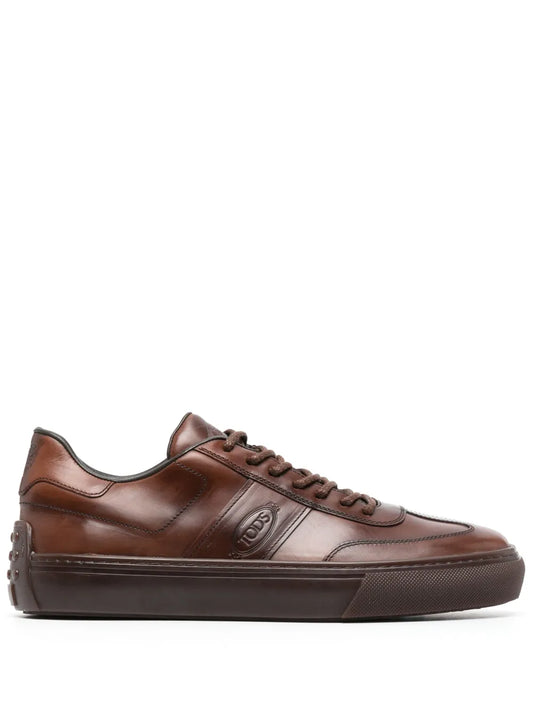 Tod'S Logo-Debossed Leather Sneakers