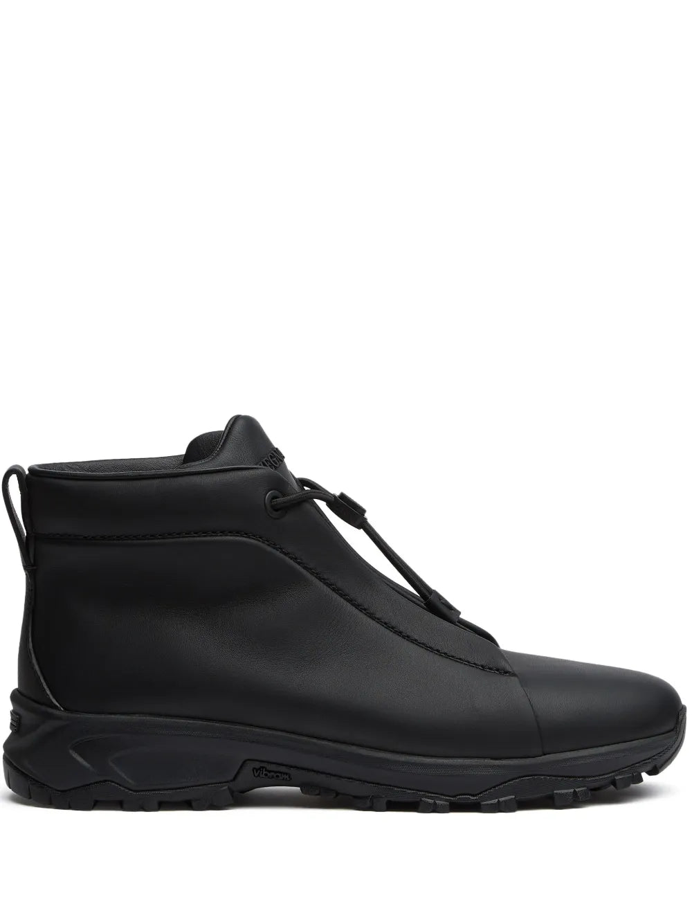 Zegna Triple Stitch Vetta Leather Sneakers