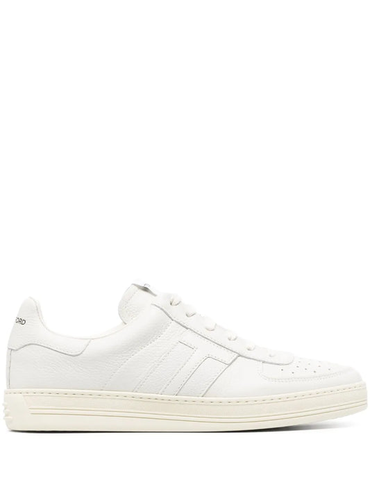 Tom Ford Logo-Patch Low-Top Leather Sneakers