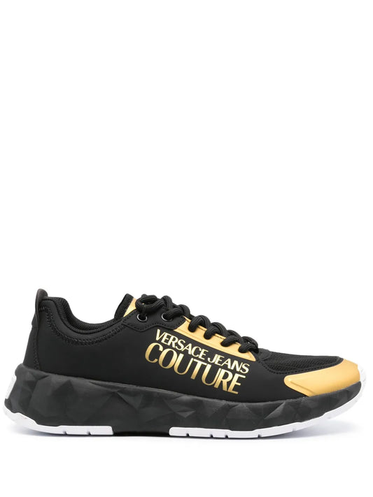 Versace Jeans Couture Logo-Print Low-Top Sneakers