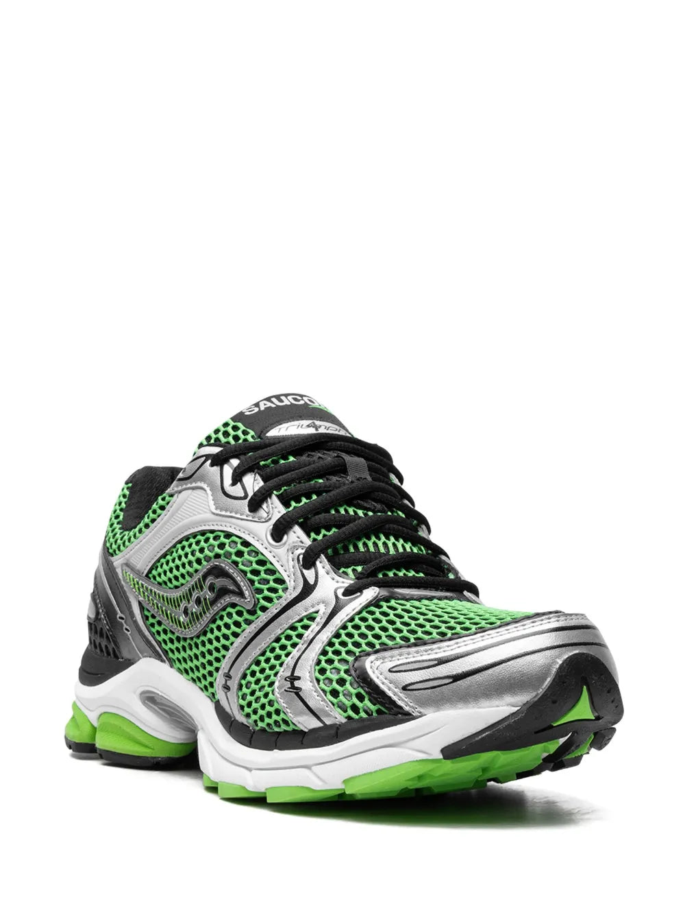 Saucony Progrid Triumph 4 Green/Silver Sneakers