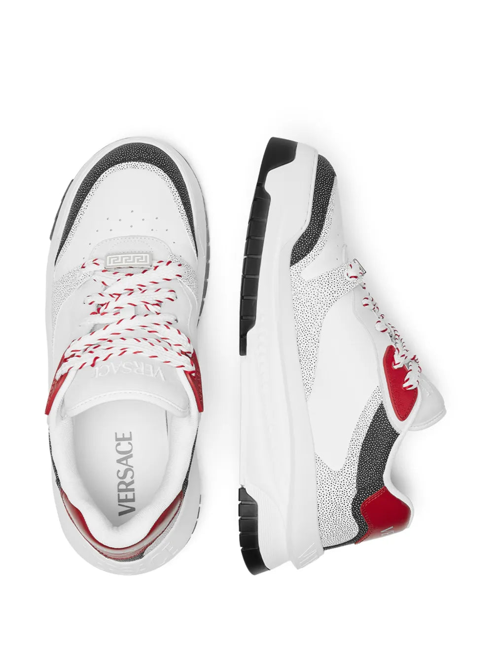 Versace Odissea Leather Sneakers