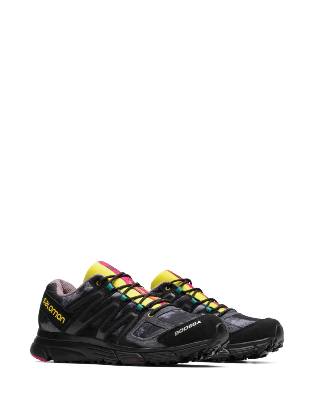 Salomon X-Mission 4 Bodega - Black Yellow Sneakers