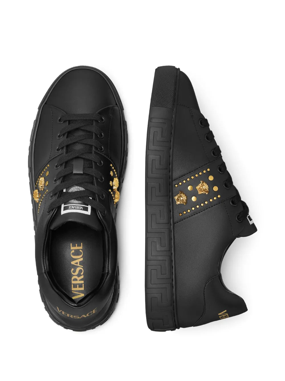 Versace Greca Studded Sneakers