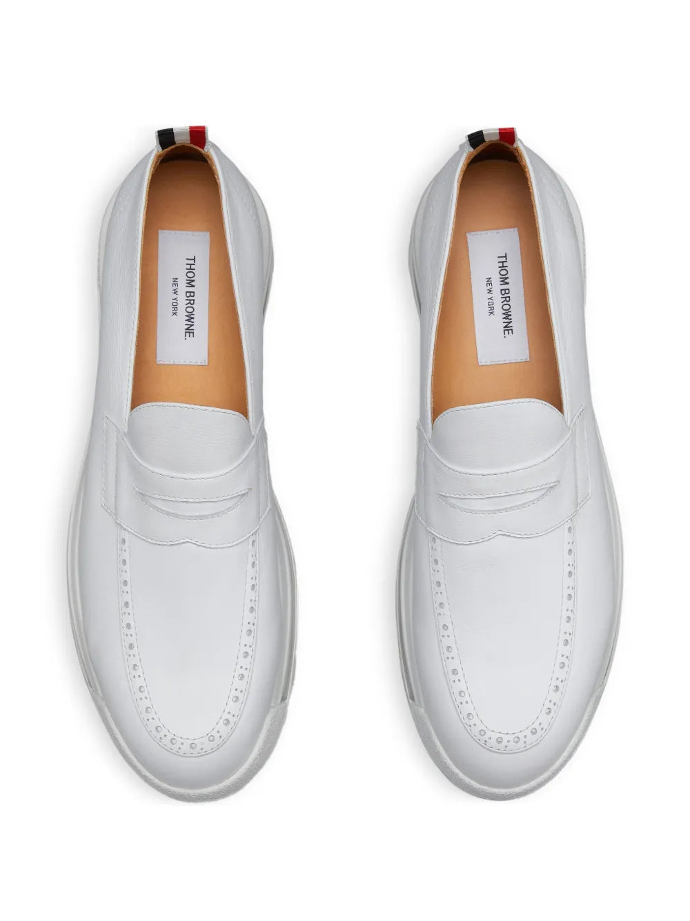 Thom Browne Leather Loafer Sneakers