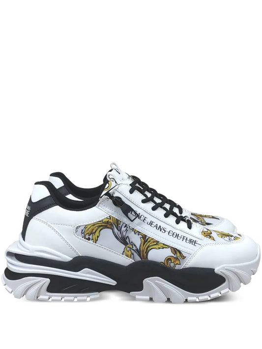 Versace Jeans Couture Barocco-Print Sneakers