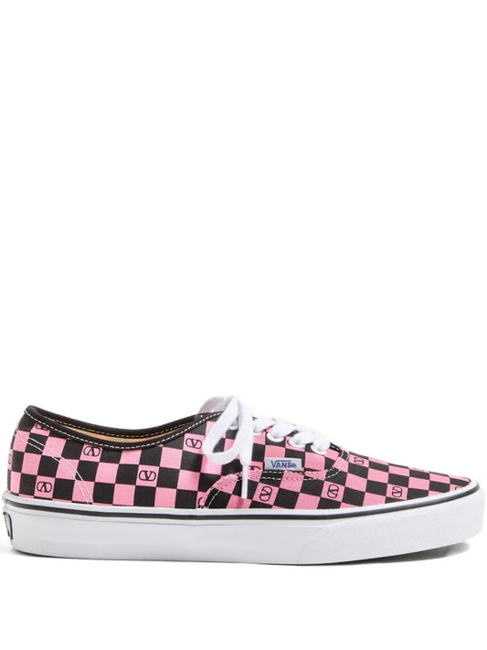 Valentino Garavani X Vans Vlogo Checkerboard-Print Low-Top Sneakers