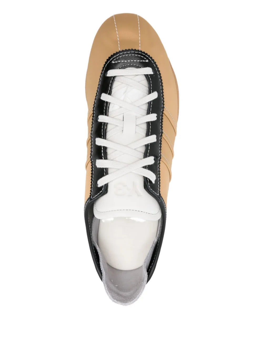 Y-3 Striped Lace-Up Sneakers
