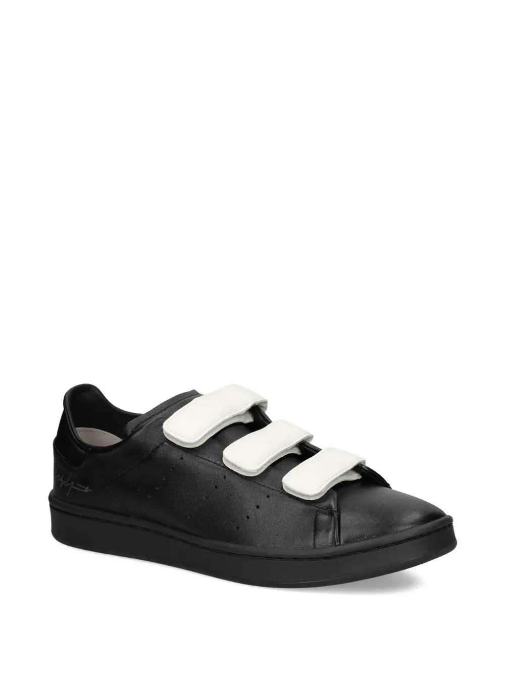 Y-3 Leather Strap Sneakers