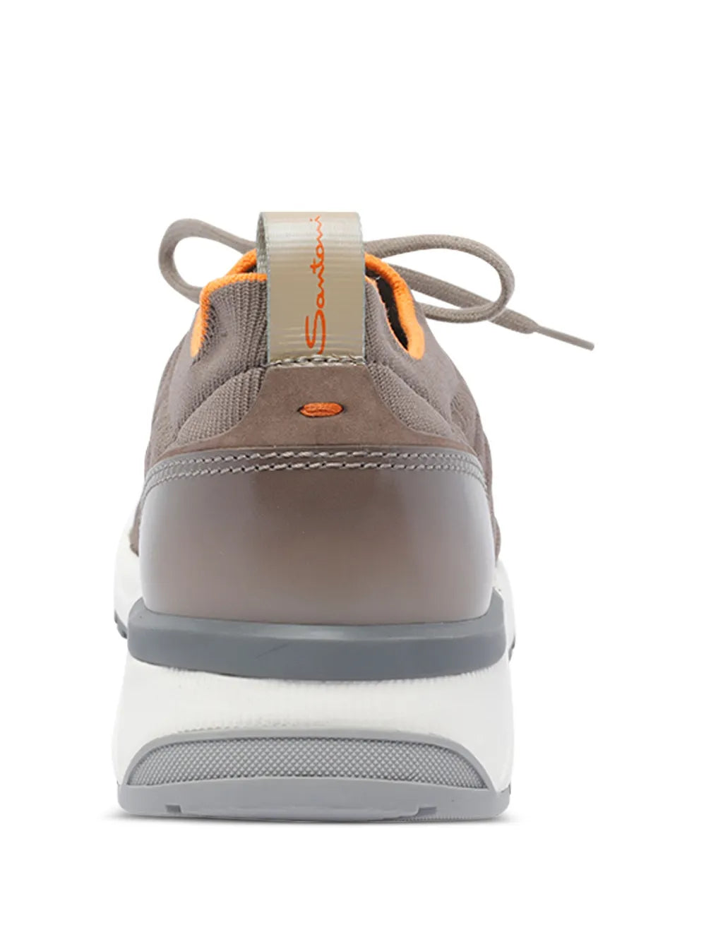Santoni Knitted Lace-Up Sneakers