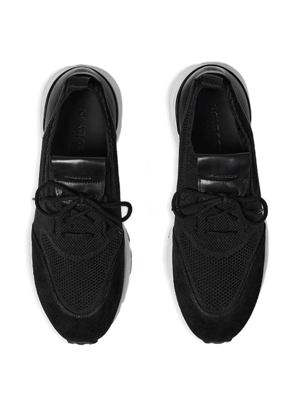 Scarosso Robbie Knitted Suede Sneakers