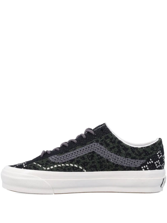 Vans Premium Old Skool Patterned-Knit Low-Top Sneakers