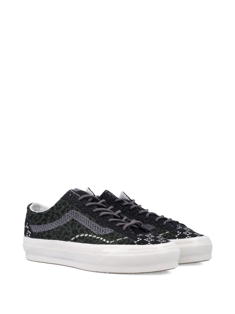 Vans Premium Old Skool Patterned-Knit Low-Top Sneakers