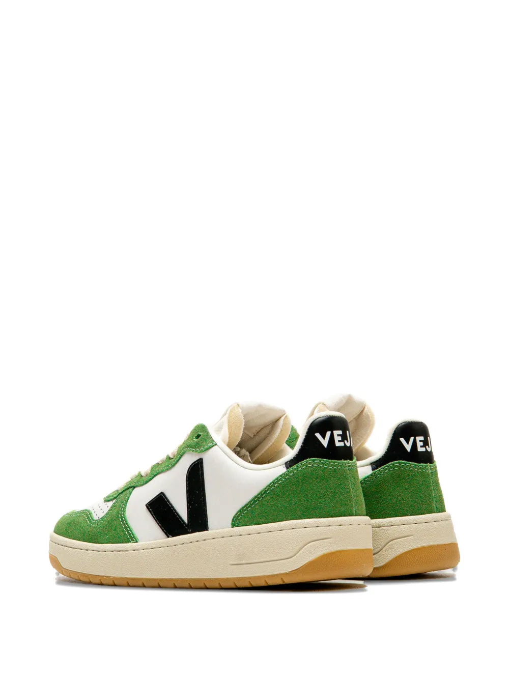Veja V-10 Logo Suede Sneakers