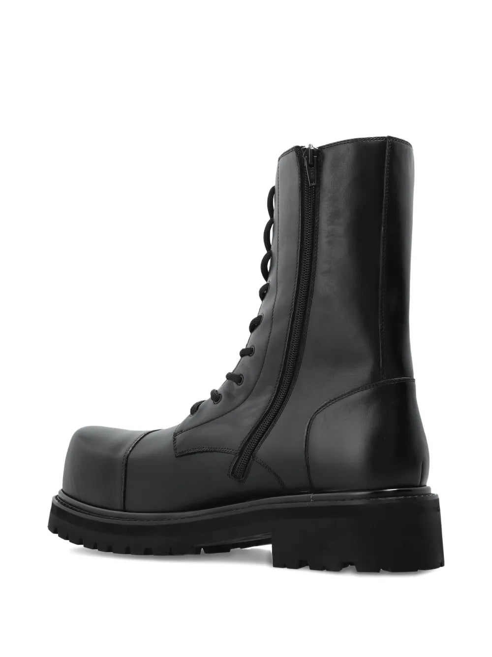 Vetements Lace-Up Round-Toe Boots