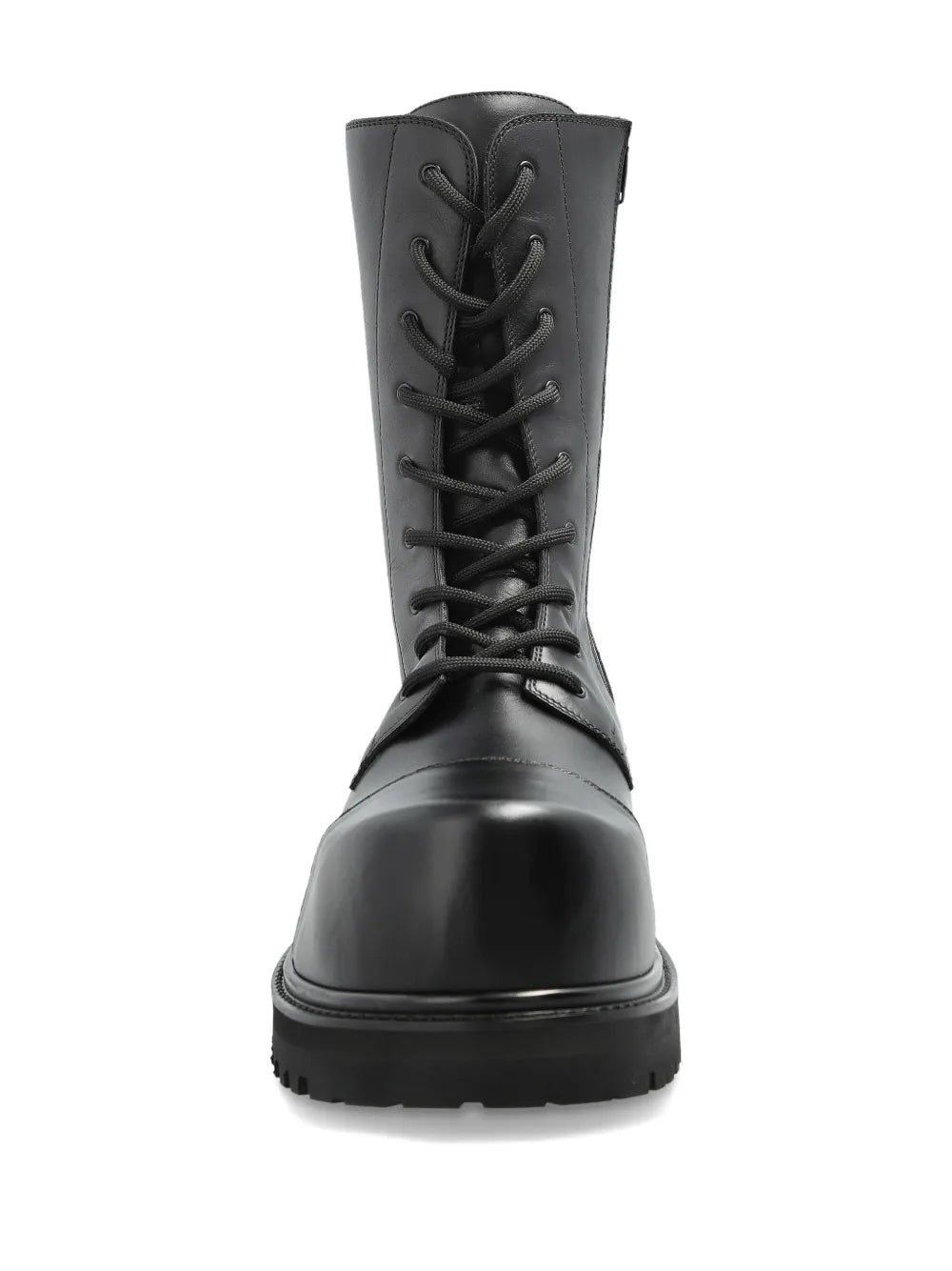Vetements Lace-Up Round-Toe Boots
