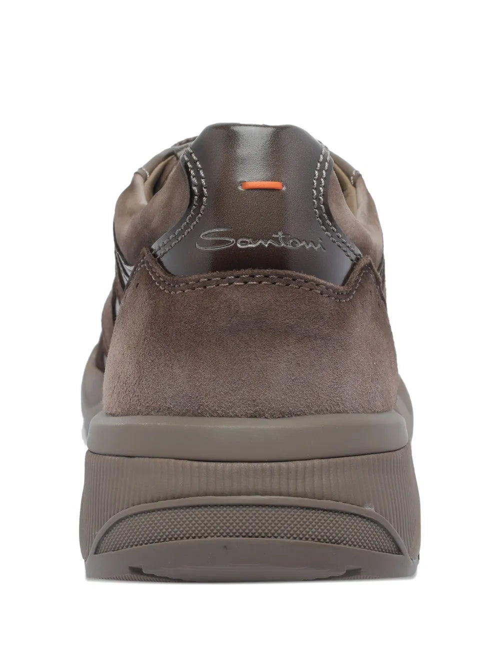 Santoni Innova Leather Suede Sneakers