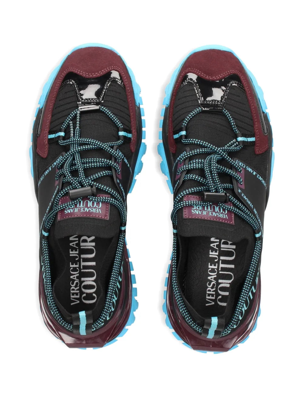 Versace Jeans Couture Lace-Up Panelled Sneakers