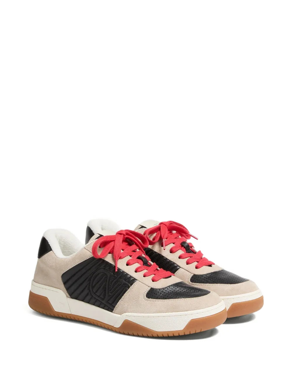 Valentino Garavani Logo-Detail Leather Sneakers