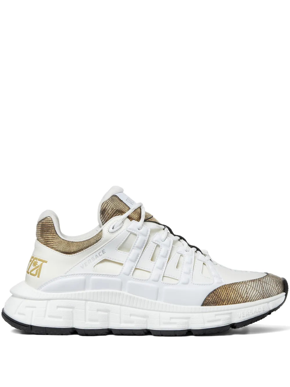 Versace Logo Lace-Up Sneakers