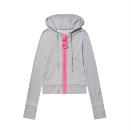 Zip-up Hoodie Cardiganthin Versatile Outerwear