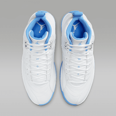 Air Jordan 12 Retro White and University Blue