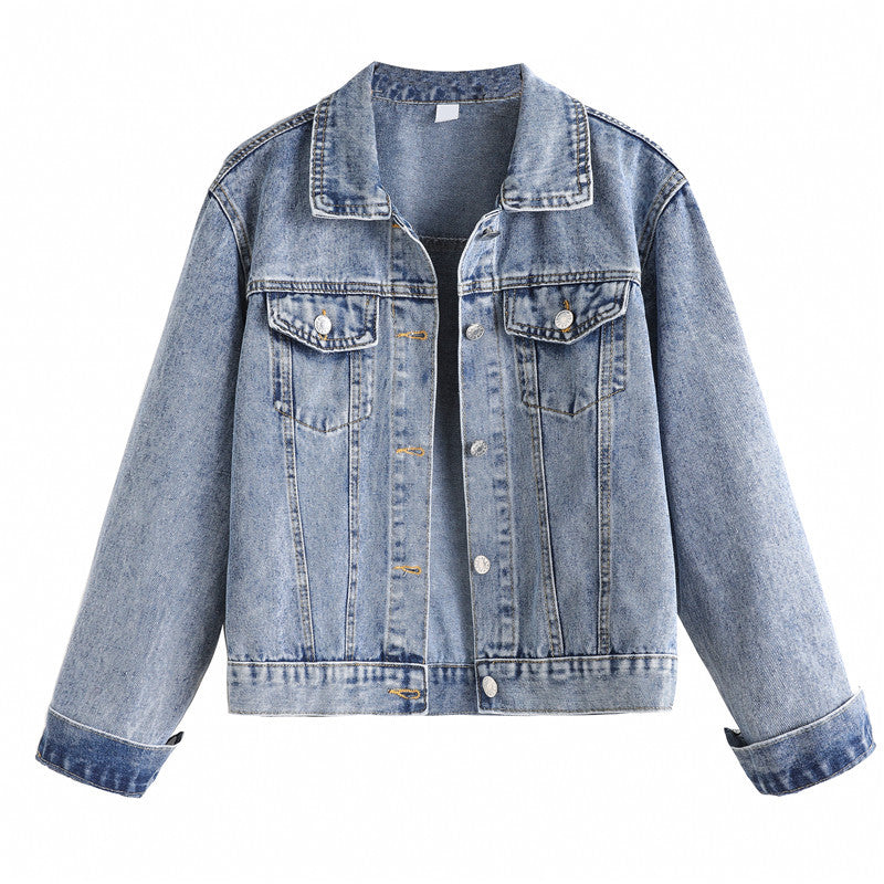 Women's Loose-Fit SpringAutumn New Denim Jacket